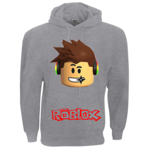RobloX Kids Hoodie Grey 3