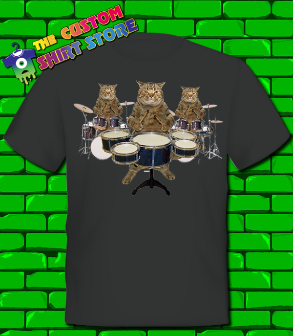 Cats Playing Drums #3