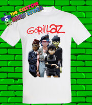 Gorillaz Anime 2D Murdoc Noodle and Russel Tshirt Kids - Image 2