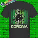Corona Virus 2020 Covid 19 Black Tshirt